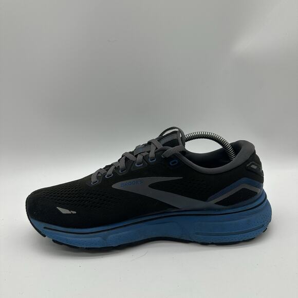 Mens Size 9 Brooks Ghost 15 Black Pearl Blue Road Running Neutral Trainer - Picture 5 of 10